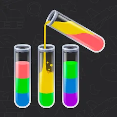 Взломанная Water Sort Puzzle - Sort Color  [МОД Меню] - стабильная версия apk на Андроид