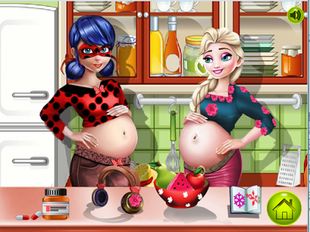  Ladybug & Ice Queen Pregnant   -   