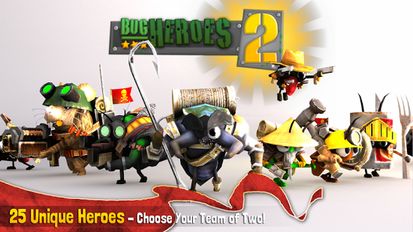 Скачать Bug Heroes 2 на Андроид - Взлом Все Открыто