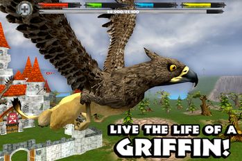 Скачать Griffin Simulator на Андроид - Взлом Много Монет